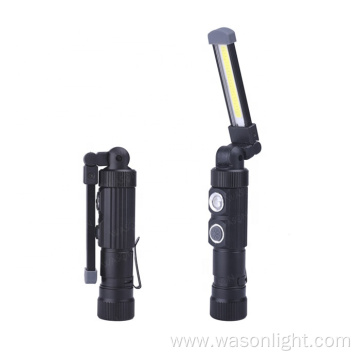 2021 Upgraded 360 rotation portable emergency inspection repairing and warning USB rechargeable magnetic COB led work light